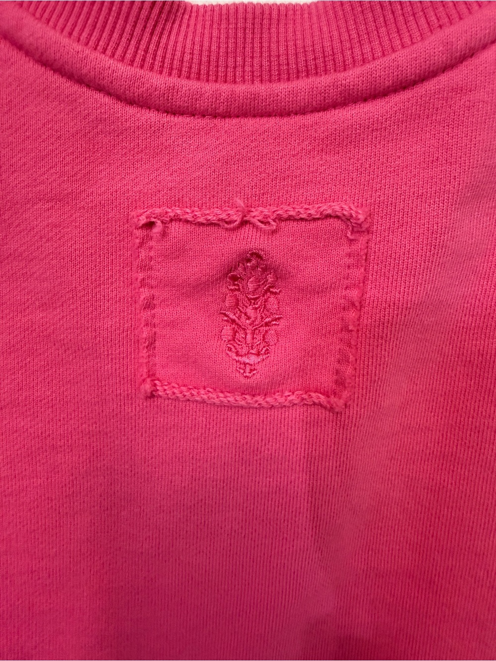 NWOT FP Movement Flutter Tank Pink French Terry Sweatshirt Ruffle Sleeve-Small - Picture 12 of 12